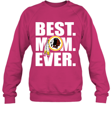 Best Washington Redskins Mom Ever NFL Team Mother's Day Gift Crewneck Sweatshirt Crewneck Sweatshirt - amzapparel