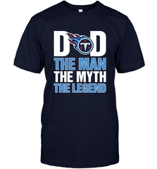 Tennessee Titans Dad The Man The Myth The Legend NFL Father's Day Men's T-Shirt Men's T-Shirt - amzapparel