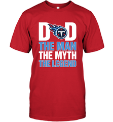 Tennessee Titans Dad The Man The Myth The Legend NFL Father's Day Men's T-Shirt Men's T-Shirt - amzapparel