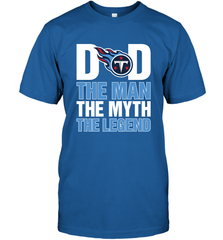 Tennessee Titans Dad The Man The Myth The Legend NFL Father's Day Men's T-Shirt Men's T-Shirt - amzapparel