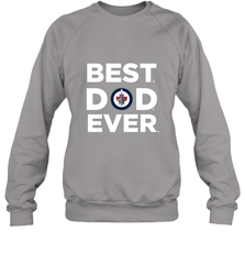 Best Winnipeg Jets Dad Ever Hockey NHL Fathers Day GIft For Daddy Crewneck Sweatshirt Crewneck Sweatshirt - amzapparel