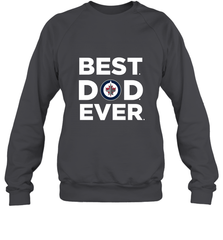Best Winnipeg Jets Dad Ever Hockey NHL Fathers Day GIft For Daddy Crewneck Sweatshirt Crewneck Sweatshirt - amzapparel