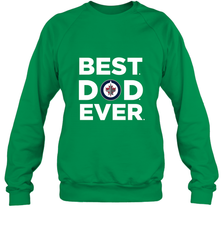 Best Winnipeg Jets Dad Ever Hockey NHL Fathers Day GIft For Daddy Crewneck Sweatshirt Crewneck Sweatshirt - amzapparel