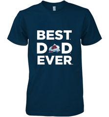 Best Colorado Avalanche Dad Ever Hockey NHL Fathers Day GIft For Daddy Men's Premium T-Shirt Men's Premium T-Shirt - amzapparel