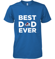 Best Colorado Avalanche Dad Ever Hockey NHL Fathers Day GIft For Daddy Men's Premium T-Shirt Men's Premium T-Shirt - amzapparel