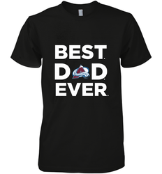 Best Colorado Avalanche Dad Ever Hockey NHL Fathers Day GIft For Daddy Men's Premium T-Shirt