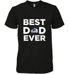 Best Colorado Avalanche Dad Ever Hockey NHL Fathers Day GIft For Daddy Men's Premium T-Shirt Men's Premium T-Shirt - amzapparel