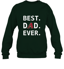 Best Arizona Diamondbacks Dad Ever Baseball MLB Fathers Day Crewneck Sweatshirt Crewneck Sweatshirt - amzapparel