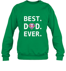 Best Philadelphia Phillies Dad Ever Baseball MLB Fathers Day Crewneck Sweatshirt Crewneck Sweatshirt - amzapparel
