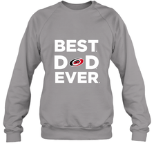 Best Carolina Hurricanes Dad Ever Hockey NHL Fathers Day GIft For Daddy Crewneck Sweatshirt Crewneck Sweatshirt - amzapparel