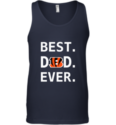 Best Cincinnati Bengals Dad Best Dad Ever NFL Football Fathers Day Men's Tank Top