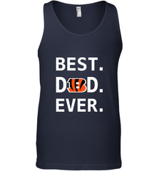 Best Cincinnati Bengals Dad Best Dad Ever NFL Football Fathers Day Men's Tank Top Men's Tank Top - amzapparel