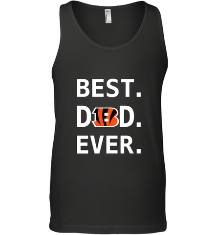Best Cincinnati Bengals Dad Best Dad Ever NFL Football Fathers Day Men's Tank Top Men's Tank Top / Black / XS Men's Tank Top - amzapparel