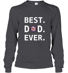 Best Washington Nationals Dad Ever Baseball MLB Fathers Day Long Sleeve T-Shirt Long Sleeve T-Shirt - amzapparel