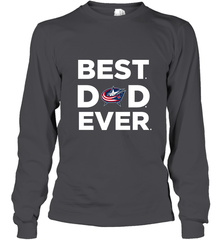 Best Columbus Blue Jackets Dad Ever Hockey NHL Fathers Day GIft For Daddy Long Sleeve T-Shirt Long Sleeve T-Shirt - amzapparel