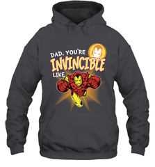 Marvel Iron Man Invincible Dad Father's Day Gifts Hooded Sweatshirt Hooded Sweatshirt - amzapparel