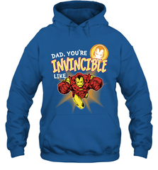 Marvel Iron Man Invincible Dad Father's Day Gifts Hooded Sweatshirt Hooded Sweatshirt - amzapparel