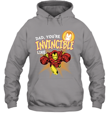 Marvel Iron Man Invincible Dad Father's Day Gifts Hooded Sweatshirt Hooded Sweatshirt - amzapparel