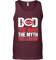 Cincinnati Reds Dad The Man The Myth The Legend Father's Day MLB Men's Tank Top Men's Tank Top - amzapparel