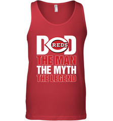 Cincinnati Reds Dad The Man The Myth The Legend Father's Day MLB Men's Tank Top Men's Tank Top - amzapparel