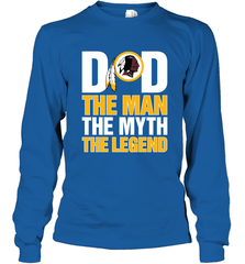 Washington Redskins Dad The Man The Myth The Legend NFL Father's Day Long Sleeve T-Shirt Long Sleeve T-Shirt - amzapparel