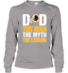 Washington Redskins Dad The Man The Myth The Legend NFL Father's Day Long Sleeve T-Shirt Long Sleeve T-Shirt - amzapparel