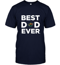 Best Minnesota Wild Dad Ever Hockey NHL Fathers Day GIft For Daddy Men's T-Shirt