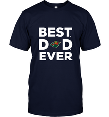 Best Minnesota Wild Dad Ever Hockey NHL Fathers Day GIft For Daddy Men's T-Shirt Men's T-Shirt - amzapparel