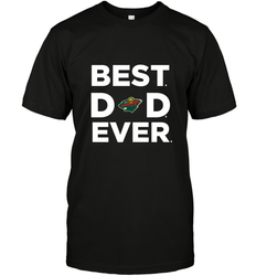 Best Minnesota Wild Dad Ever Hockey NHL Fathers Day GIft For Daddy Men's T-Shirt