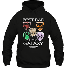 Marvel Guardians Of The Galaxy Best Dad In The Galaxy Father's Day Gifts Hooded Sweatshirt