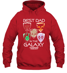Marvel Guardians Of The Galaxy Best Dad In The Galaxy Father's Day Gifts Hooded Sweatshirt Hooded Sweatshirt - amzapparel