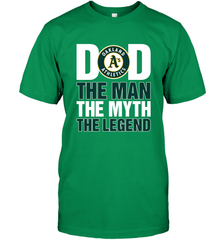 Oakland Athletics Dad The Man The Myth The Legend Father's Day MLB Men's T-Shirt Men's T-Shirt - amzapparel