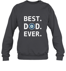 Best Seattle Mariners Dad Ever Baseball MLB Fathers Day Crewneck Sweatshirt Crewneck Sweatshirt - amzapparel