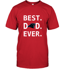 Best Carolina Panthers Dad Best Dad Ever NFL Football Fathers Day Men's T-Shirt Men's T-Shirt - amzapparel