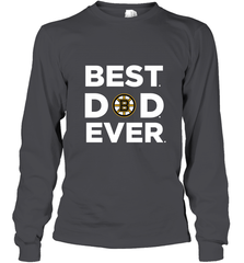 Best Boston Bruins Dad Ever Hockey NHL Fathers Day GIft For Daddy Long Sleeve T-Shirt Long Sleeve T-Shirt - amzapparel