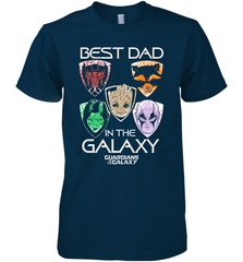 Marvel Guardians Of The Galaxy Best Dad In The Galaxy Father's Day Gifts Men's Premium T-Shirt Men's Premium T-Shirt - amzapparel