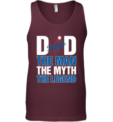 Los Angeles Dodgers Dad The Man The Myth The Legend Father's Day MLB Men's Tank Top Men's Tank Top - amzapparel