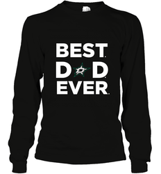 Best Dallas Stars Dad Ever Hockey NHL Fathers Day GIft For Daddy Long Sleeve T-Shirt