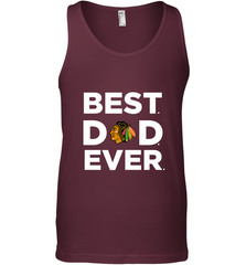 Best Chicago Blackhawks Dad Ever Hockey NHL Fathers Day GIft For Daddy Men's Tank Top Men's Tank Top - amzapparel
