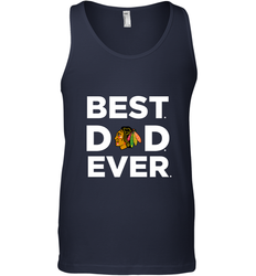 Best Chicago Blackhawks Dad Ever Hockey NHL Fathers Day GIft For Daddy Men's Tank Top