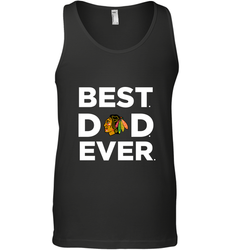 Best Chicago Blackhawks Dad Ever Hockey NHL Fathers Day GIft For Daddy Men's Tank Top