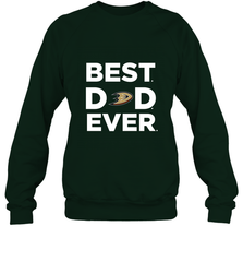 Best Anaheim Ducks Dad Ever Hockey NHL Fathers Day GIft For Daddy Crewneck Sweatshirt Crewneck Sweatshirt - amzapparel