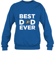 Best Anaheim Ducks Dad Ever Hockey NHL Fathers Day GIft For Daddy Crewneck Sweatshirt Crewneck Sweatshirt - amzapparel