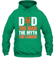 New York Mets Dad The Man The Myth The Legend Father's Day MLB Hooded Sweatshirt Hooded Sweatshirt - amzapparel