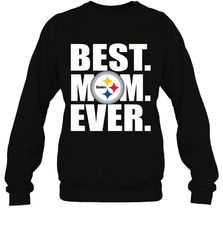 Best Pittsburgh Steelers Mom Ever NFL Team Mother's Day Gift Crewneck Sweatshirt Crewneck Sweatshirt - amzapparel