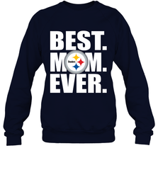 Best Pittsburgh Steelers Mom Ever NFL Team Mother's Day Gift Crewneck Sweatshirt Crewneck Sweatshirt - amzapparel