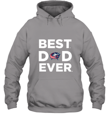 Best Columbus Blue Jackets Dad Ever Hockey NHL Fathers Day GIft For Daddy Hooded Sweatshirt Hooded Sweatshirt - amzapparel