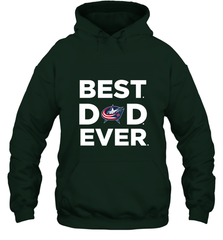 Best Columbus Blue Jackets Dad Ever Hockey NHL Fathers Day GIft For Daddy Hooded Sweatshirt Hooded Sweatshirt - amzapparel