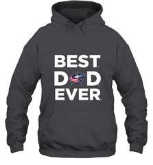 Best Columbus Blue Jackets Dad Ever Hockey NHL Fathers Day GIft For Daddy Hooded Sweatshirt Hooded Sweatshirt - amzapparel