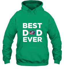 Best Columbus Blue Jackets Dad Ever Hockey NHL Fathers Day GIft For Daddy Hooded Sweatshirt Hooded Sweatshirt - amzapparel